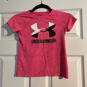 Youth girls under armour tee